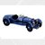 1934 Aston Martin Team Car Le Mans, blau