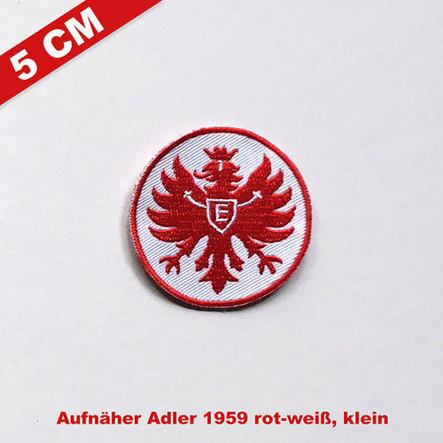 Aufnäher "Adler 1959" rot-weiss, 5 cm (klein)