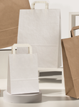 Papiertaschen weiß 18er - Sonderpreis bis 31.10.2023