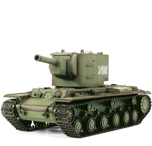 RC Tank Russian KV-2 Heng Long 1:16 Smoke Sound BB + IR Metalgear 2.4 GHz V7.0