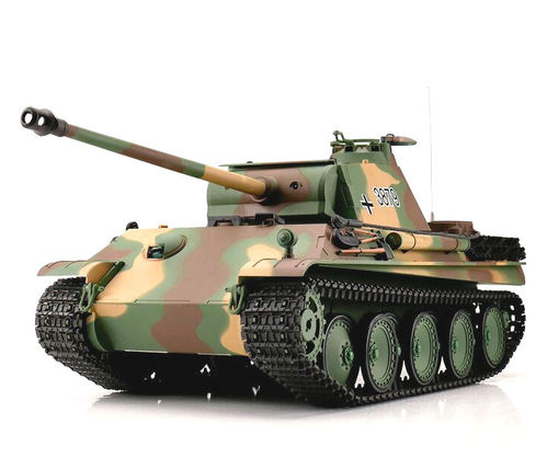 RC Tank Panther G Heng Long 1:16 smoke sound BB + IR steelgear 2,4 Ghz V7.0