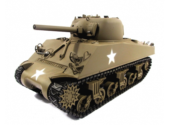 W RC Tank 75 Mato Metal Hull Machine Gun With Light For 1/16 1230 Sherman M4A3 