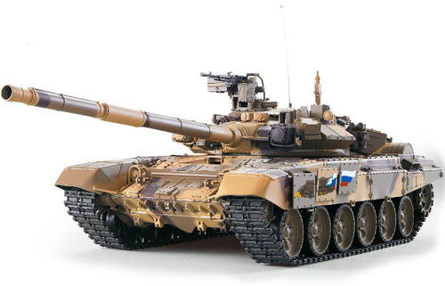 RC Tank T-90 Super-Pro Heng Long 1:16, BB + IR Steelgear Metaltracks 2,4 Ghz V7.0