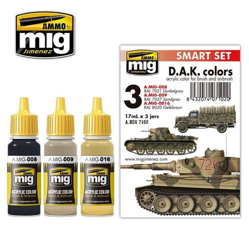 MIG Color Set Afrika Korps - Modeling Colors military vehicles