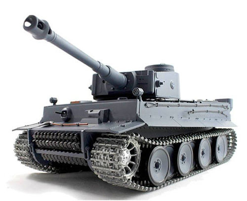 RC Tank "Tiger 1" Pro Upgrade Heng Long 2,4 Ghz 1:16 BB+IR steelgear metaltracks V7.0