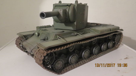 Kundenprojekt RC Panzer KV-2 1:16 von F. Trinkl\\n\\n22/12/2017 14:42