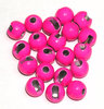 Tungsten-Perlen geschlitzt - fluo-pink