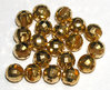 Tungsten Multi-Facetten-Perlen - gold