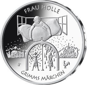 20 Euro Silber Deutschland 2021 Gebrüder Grimm Frau Holle