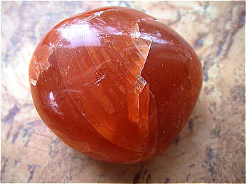 Trommelsteine XXL - Selenit "Apricot" (Extra Qualität)