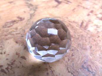 Kugel, facettiert  - Bergkristall (Extra Qualität)