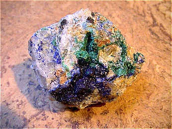 Mineralien - Azurit/Malachit