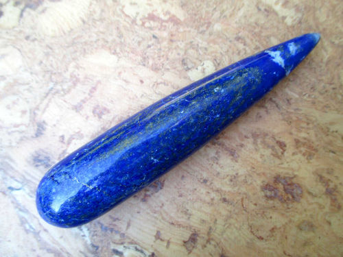 "XL"-Massagestab aus Lapis-Lazuli (natur!)