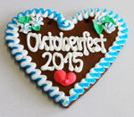 Lebkuchenherzen  Oktoberfest 2015 , 21 cm