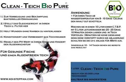 Clean-Teich Bio Pure 2,0 Liter