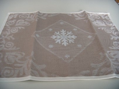 winterliches Deckchen "Schneeflocke"