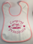 Lätzchen Camping Prinzessin