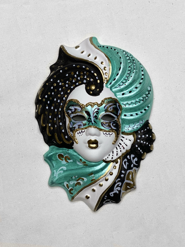 Venetian decorative wall mask "Giada" S