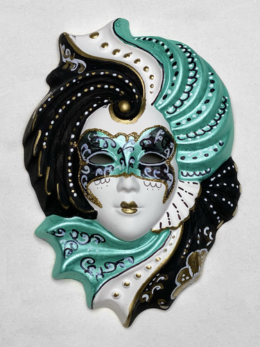 Masque vénitien mural décoratif "Giada" M