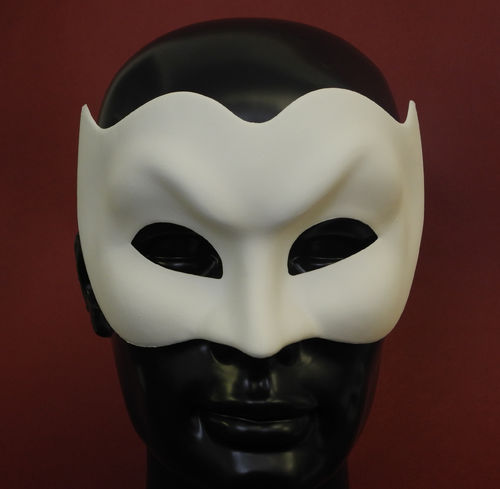 Venetian white mask Diavolo