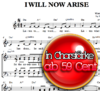 I will now arise - Hanjo Gäbler, Chornoten zum Download