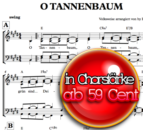 O Tannenbaum - Chornoten zum Download
