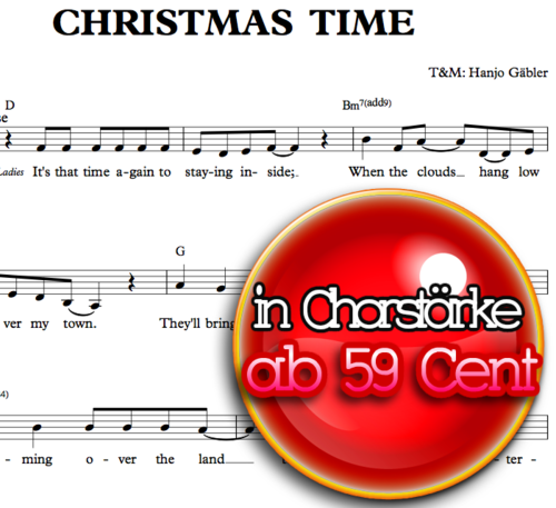 Christmas Time - Chornoten zum Download