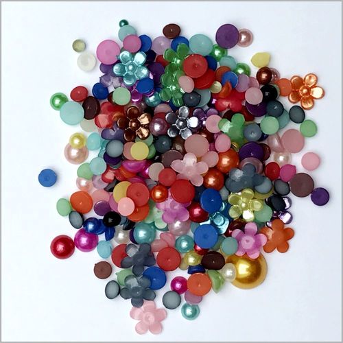 Schmuck-Design Set - Acryl Perlen mixed  - verschiedene