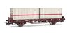Rivarossi HR6239: Flat wagon type Kglps of DB, loaded with 2 x 20´container