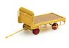 Trailer electric platform truck, yellow, 1:160, resin ready made, painted (AR 316.14-YW)