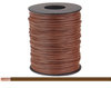double flex - double pole dia. 2 x 0,08 mm², insulated, 100 meters / brown-brown