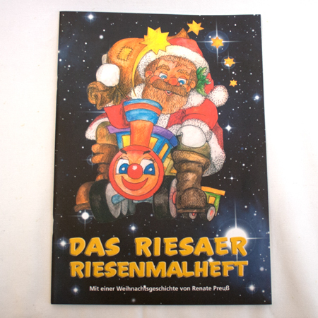 Malbuch: Riesaer Riese und Weihnachten