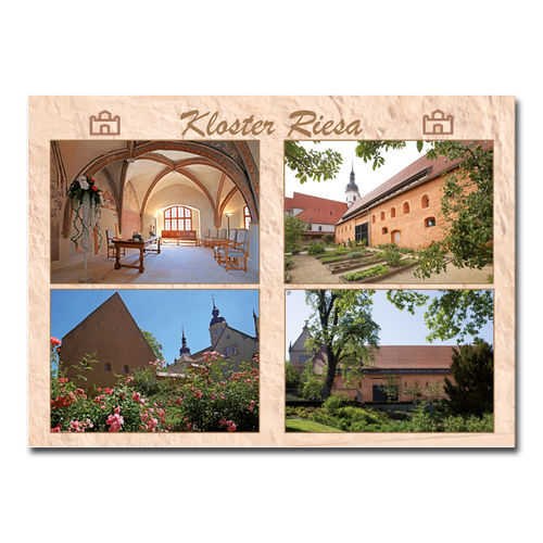 Ansichtskarte Kloster Riesa