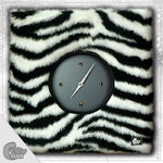 Wanduhr "Crazy Clock-Zebra"