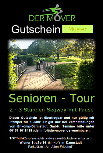 Gutschein Seniorentour (65+)