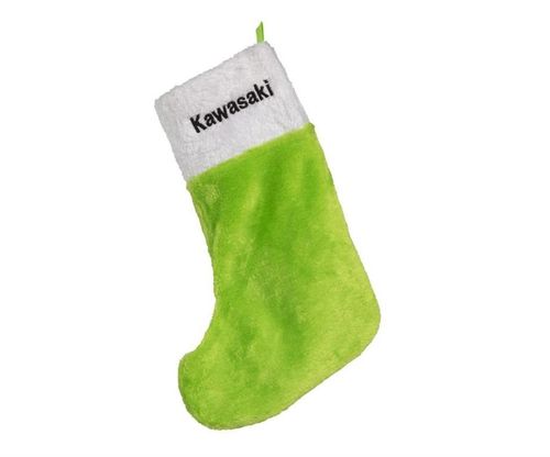 Kawasaki Weihnachtssocke / Nikolausstrumpf grün