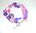 Wickelarmband - lila, pink & rosa  -