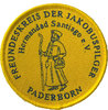 Aufnäher Vereinslogo Jakobusfreunde Paderorn e.V.