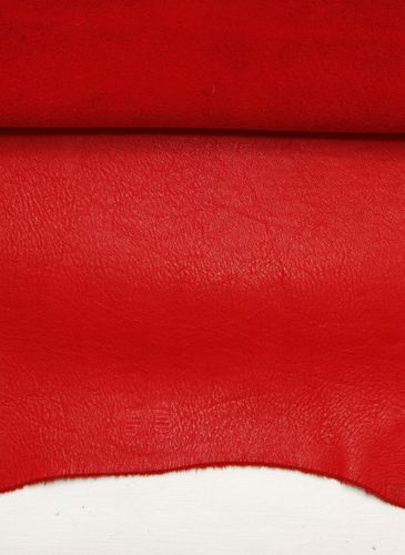 Ecopell nappa leather pre-cut blazing red