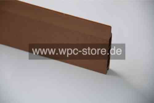 WPC Stapelplanke Braun für Selbstbauzaun (184x15x2,5cm)