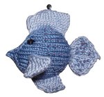 Strickanleitung - Fisch blau