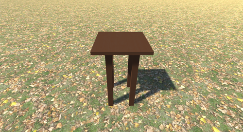 3D Model Stand Wood 1
