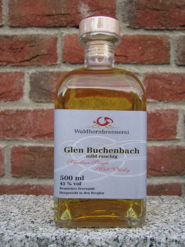 Glen Buchenbach - Schwäbischer Single Malt Whisky, 0,5l mild rauchig