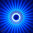 LED Wandstrahler STRIPES blau Wandleuchte Design-Strahler 5,7 Jahre