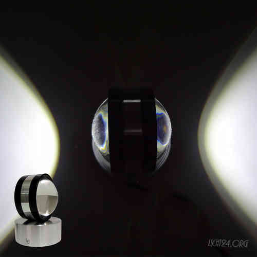 LED Wandstrahler BUTTERFLY weiss Wandleuchte Design-Strahler 5,7 Jahre - 2 Watt