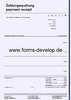 Quittung / Beleg Netto PDF Formular A4H Standard