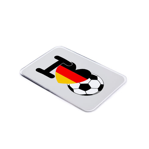 HELD4YOU-Klebematte im Design "I love Fußball"