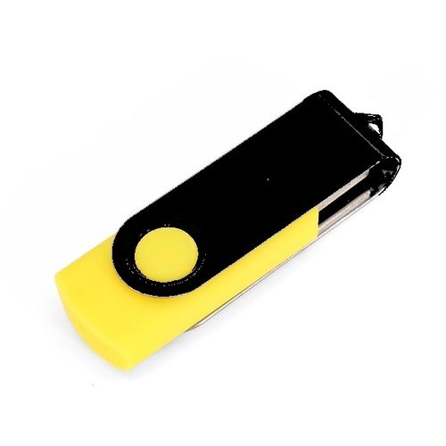 SeaKingAlpha® -  yellow + black -   2GB USB Flash Drive Twister