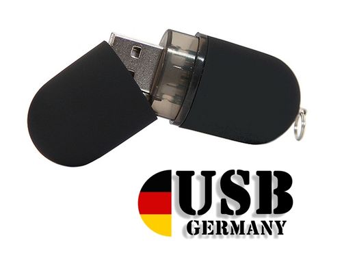 2GB POD USB Flash Drive Schwarz / black