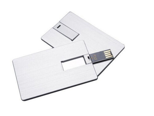 Metall CreditCard 2GB USB Stick Alu.